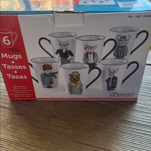 Signature 🔥sale🔥6 NWT ceramic mugs - Picture 3 of 6